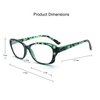 EYE ZOOM 3 Pack Stylish Cat Eye Style Reading Glasses for Women, Tortoise, 1.25