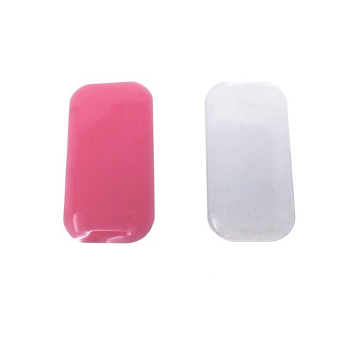 Honbay 2pcs Clear and Pink Silicone False Lashes Holder Pads Lash Holder