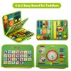 TOYLER Busy Board Toddler Travel Toys Sensory Toys for Toddlers 3 4, Montessori Learning Toys for Toddlers Activities Board, Educational Toys for 3 4 Year Old Boys Girls Gift (Farm)
