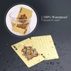 ACELION Waterproof Playing Cards, Plastic Playing Cards, Deck of Cards (Gold Diamond Cards)