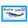 Matiz Sardines in Olive Oil, 4.2 Ounce Can (Pack of 5) Spanish Gourmet Wild Caught Natural Fish for Tapas, Snacks, or Meals, Protein Rich, Sealed Freshness