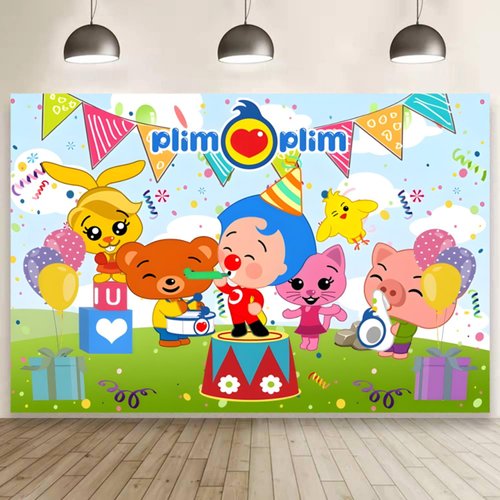 Circus Background Party Decorations Birthday Banner Backdrop for Payaso Theme Party Supplies (5x3ft)