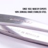 [Premium Hand-Made] Round tip Tweezers, Eyebrow Tweezers, 304-Grade Stainless Steel for Safety, Precision tweezers, hair tweezers for plucking, Facial Hair Tweezers for Men & Women, Trim Tweezers