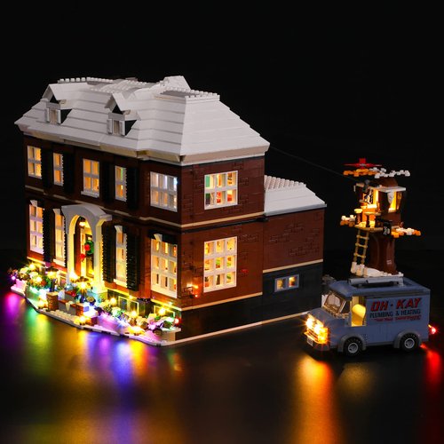 BRIKSMAX Led Lighting Kit for Ideas Home Alone - Compatible with Lego 21330 Building Blocks Model- Not Include The Lego Set