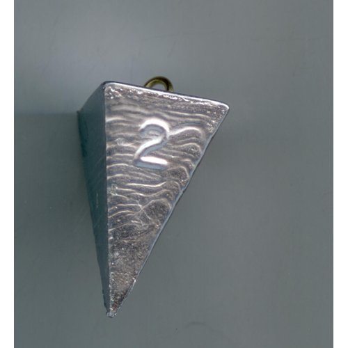 S & J's TACKLE BOX 2 oz Pyramid SINKERS - 10 PER Pack