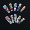 HOCIBES 5000PCS Polymer Clay Slices,Cute Fimo Slices,3D Polymer Clay Nail Art Decoration Slices, Flower Slices for Nail Art,Slime Add Ins Decoration and DIY Craft (Smile)