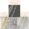 4Sheets 5D Gold Nail Art Stickers Totems Moon Star Butterfly Delicate Spring Nail Art Decal Supplies for Women Girls Salon DIY Acrylic Nails Design (Gold Totems)