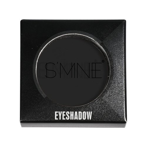 ISMINE Single Black Matte Eyeshadow Powder Palette High Pigment, Longwear, Intense Color Best Black Eyeshadow