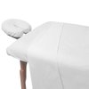 Massage Table Flat Draw Sheet (1-Piece) Medium - 54x90 Inch 130TC, Breathable, Durable Cotton Blend, Massage Centers, Spas, Nursing Homes, Medical Facilities and Chiropractors by Atlas