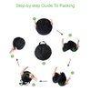 PROTITOUS 6 Tier Black Mesh Zippered Herb Drying Rack Hanging Dryer Dry Net with Pruning Shear for Hydroponics