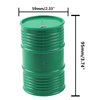 HIRCQOO 1/10 RC Decorations Accessories Plastic Oil Drum Fuel Tank Container Compatible with Traxxas TRX-4 Tamiya CC01 Axial SCX10 D90 Redcat HSP 90046 D110 1/10 RC Crawler Truck