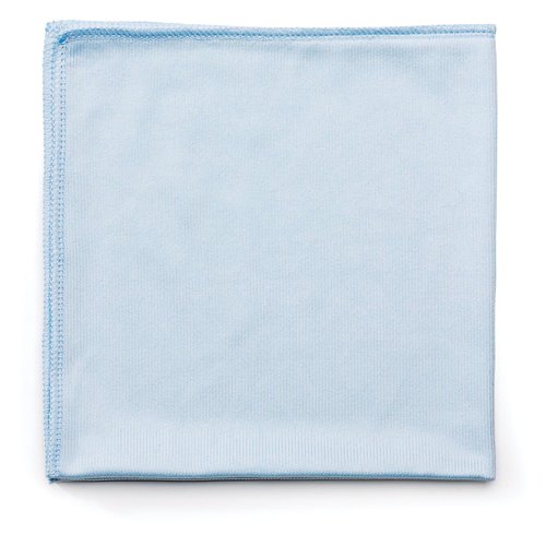 Rubbermaid Commercial Q630 Reusable Cleaning Cloths, Microfiber, 16 x 16, Blue, 12/Carton