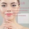 Ueseinl 6PCS Silicone Lip Lift Anti Wrinkle Patches, Resusable Lip Mask to Smooth Smile Lines, Silicone Sticker for Fine Lines & Around Mouth Area, Fast Acting Collagen Pad