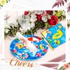 80Pcs Pool Party Supplies Summer Pool Party Set 7"Pool Paper Plate Pool Napkins for Beach Pool Theme luau Beach Pool Birthday Party Decorations|Serve 40