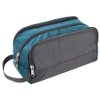 Yeiotsy Small Wash Bag, Ultra-thin Travel Shaving Kit Mesh Toiletry Bag Toiletry Organizer Dopp Bag for Outdoors (Emerald Green)