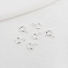 925 Sterling Silver Necklace Clasps - 5mm Spring Clasps for Jewelry Making, Sterling Silver 4mm Jump Rings, Jewelry Clasps and Closures, Suitable for Jewelry Making Necklace (Sterling Silver)