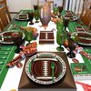Football Party Decorations - Football Party Supplies Including 82Pcs Football Plates, Party Napkins, Football Tablecloth for Kids Fans Tailgate Gameday Football Birthday Party, Serve 20 Guests