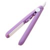 YSSZAM 2024 New Purple Mini Curler and Straightener - 2-in-1 Ceramic Curling Iron for Short, Fine Hair, 1/2 Inch Barrel