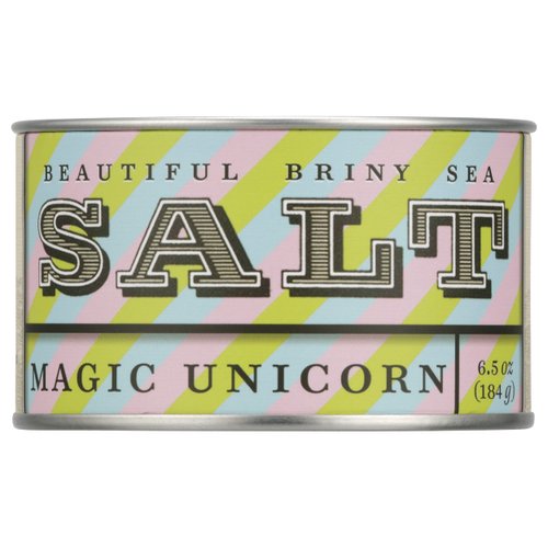 BEAUTIFUL BRINY SEA Magic Unicorn Sea Salt, 6.5 OZ
