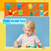 Octaday 40 Pcs Floating Blow Pipe Balls Random Color Ball Blowing Toy Balance Ball Blowing Toys for Kids Blowing Ball Party Supplies