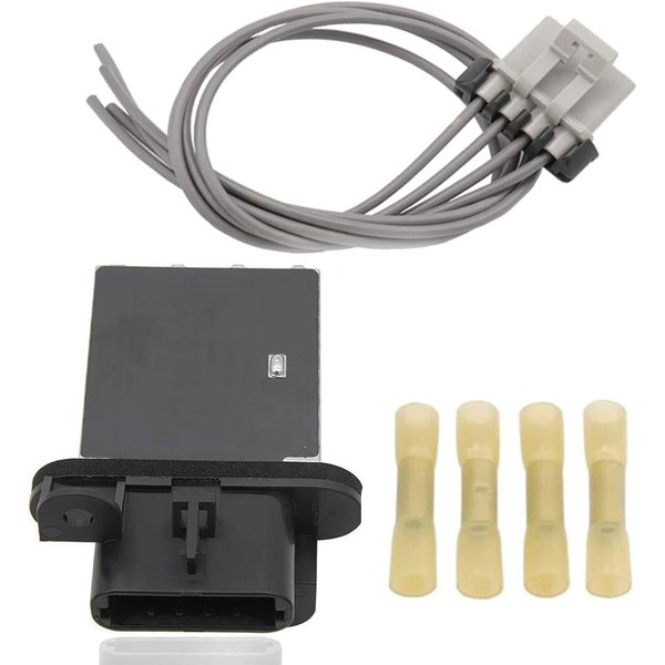 973-582 HVAC Blower Motor Resistor Kit,973-582 Resistor Blower Compatible with Toyota 2005-2020 Toyota Tacoma,Blower Motor Resistor with Wire Haeness Replace 4P1650, JA1772, RU1435, RU746, 8713804050