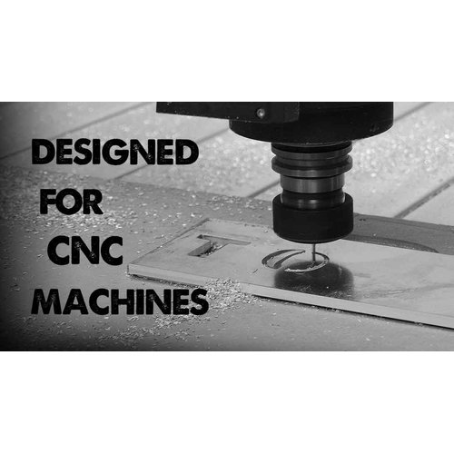 Amana Tool - 51408 Solid Carbide CNC Spiral 'O' Flute, Aluminum Cutting 3/16 Dia x 1/2 x 1