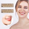 56 Pcs False Teeth Dental Complete Acrylic Resin Denture Teeth, 2 Set Whole Teeth Synthetic Polymer Denture Tooth, 23 Shade A3 Upper + Lower Dental Materials for Replacement, DIY, or Halloween