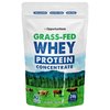 Grass Fed Whey Protein Powder Concentrate - Unflavored & Unsweetened - Pure Protein Supplement for Drink, Smoothie, Shake, Cooking & Baking - Non GMO, Hormone Free & Gluten Free - 1 Pound