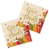 Thanksgiving Party Supplies, Disposable Paper Napkins for Autumn Party Decorations and Thanksgiving Party Decorations, 50 Pack, Fall Leaves Design