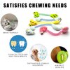 uyiixoxo Cat Toys, Cat Chew Toy for Teeth Cleaning, Soft and Durable Crinkle Sound Catnip Toys, Springs Cat Toy, Interactive Cat Kicker Toys for Indoor Cats (Pack 10)