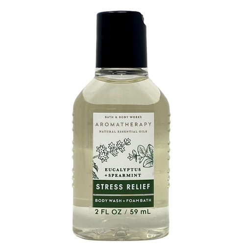 Bath & Body Works Aromatherapy Stress Relief Eucalyptus Spearmint - 3 Pack Travel Size - Body Wash.