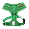 Puppia Soft Dog Harness No Choke Over-The-Head Triple Layered Breathable Mesh Adjustable Chest Belt and Quick-Release Buckle, Green, X-Small