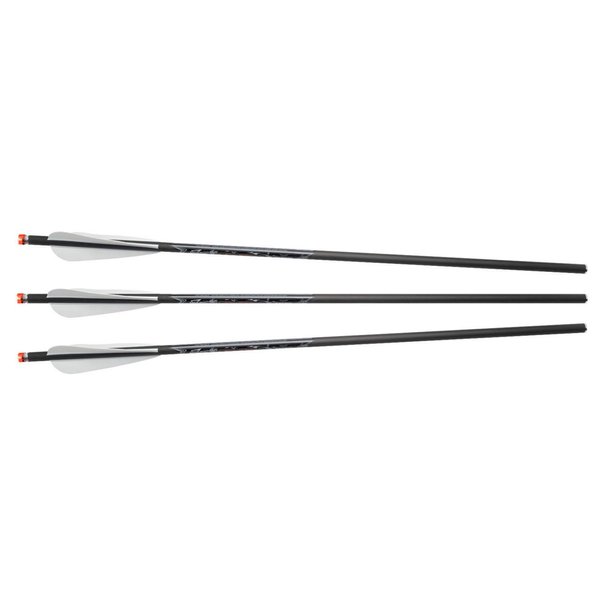 Excalibur FireBolt 20" Illuminated Carbon Lightweight Crossbow Arrows for Use on EXO-Traditional Series Crossbows - 3 Pack (EXLB-22CAVIL-3)
