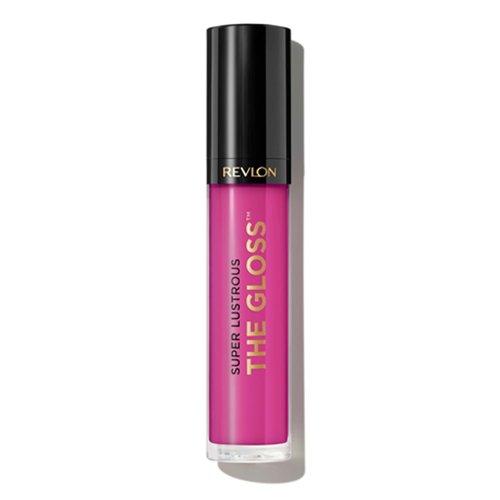 Revlon Lip Gloss, Super Lustrous The Gloss, Non-Sticky, High Shine Finish, 232 Pink Obsessed, 0.13 Oz