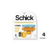 Schick Hydro Stubble Eraser Refills — Stubble Razor Refills, 4 Count