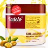 Fadelo Collagen Hair Mask for Damaged Hair-Deep Nourishing Repair Conditioning Argan Oil Treatment-For Dry, Damaged Textures, Boosts Texture & Resilience 500ml/16.90 oz, Yellow