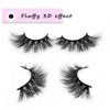 GOO GOO Mink Eyelashes, Middle Long Crossed Cluster Type False Eyelashes 20mm Natural Layered Effect Hand Made Strips Siberian 3D Mink Lashes Fluffy Full Fake Eyelashes