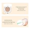 Meiyan Tang Lightweight Cushion Foundation BB Cream - Natural Coverage, Hydrating, Long-Lasting, Non-Drying, Waterproof, Anti-Sweat, Flawless Matte Finish, Unique Butterfly Puff Design