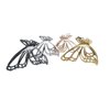Generic Rose gold silver or dark silver butterfly metal hair claw clip (Primary color: Gold), 1 Count (Pack of 1)
