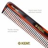 Kent R5T All Coarse Hair Detangling Comb Wide Teeth Dressing Table Comb for Thick Curly Wavy Hair. Hair Detangler Comb for Grooming Styling Hair, Beard and Mustache. Saw-Cut. Handmade in England