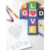 Fun Express God is Love Cross Magnet Craft Kit - Crafts for Kids and Fun Home Activities - VBS Vacation Bible School Supplies/Decor