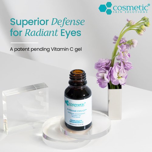 Supreme Brightening Eye Serum with 5% Vitamin C, Hyaluronic Acid and Asiatic Acid (15 mL)