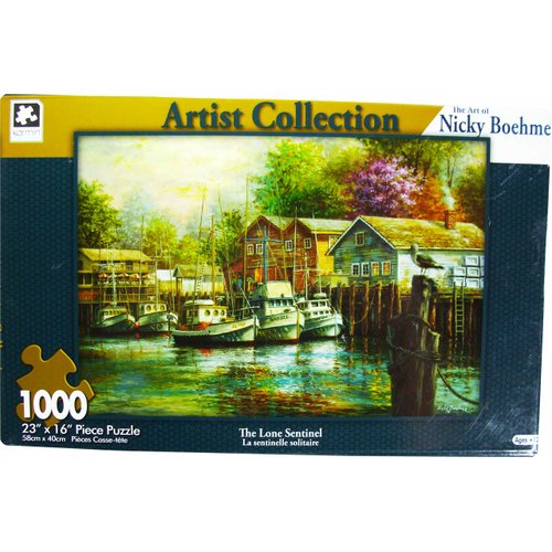 Artist Collection: The Art of Nicky Boehme ~ The Lone Sentinel ~ 1000 Piece Puzzle