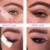 NswfDzk Makeup Tape, Beginner Facial Practice Makeup Tape, Eye Shadow Eyeliner Styling Tape, Eyelash Growth, Eyelash Extension Strap, Makeup Artist Essentials Makeup Tape, 66 Feet Length*2 Circles