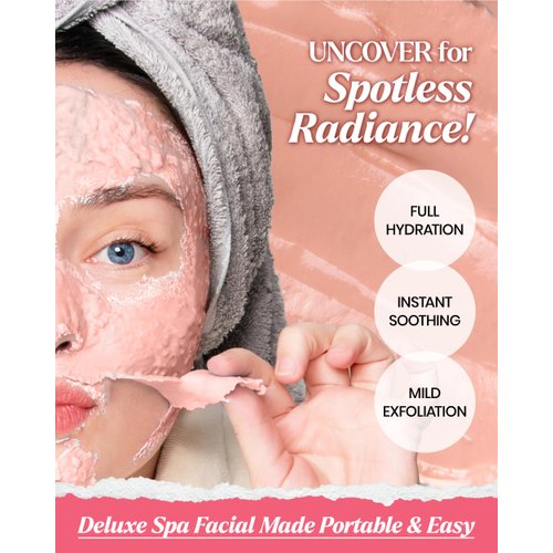 LINDSAY Pearl Modeling Mask Cup Pack | Organic Brightening Face Mask Skincare | Hydrating & Deep Pore Cleansing Mask | Modeling Pack Facial Mask | Korean Skin Care Mask (Pack of 6, 0.36 lbs.)