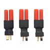 3Pack ShareGoo RC Deans T Plug Male to HXT 4.0mm Female Plug HXT Adapter for RC Car FPV Boat LiPo NiHM Battery Charger ESC