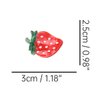 Mini Strawberry Hair Clip,Acetate Hair Claw,Small Hair Clips for Women,Pack of 2