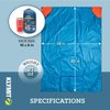 Klymit Versa Packable Camping Blanket and Comforter, Blue/Orange