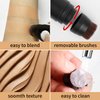 Contour Highlighter Makeup Stick, DE’LANCI 2 PCS Cream Contour Highlighter Sticks with Brush, New Updated Moisturize Highlighter and Concealer Stick, Face Contour Concealer Makeup For Light Fair Skin