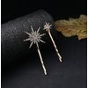 DNHCLL Moon Star Hexagram Crystal Hair Clips Set Women Lady Alloy Barrettes Hairpin Side Clip Hair Accessories Decorative Hair Accessoeies Headpieces for Women